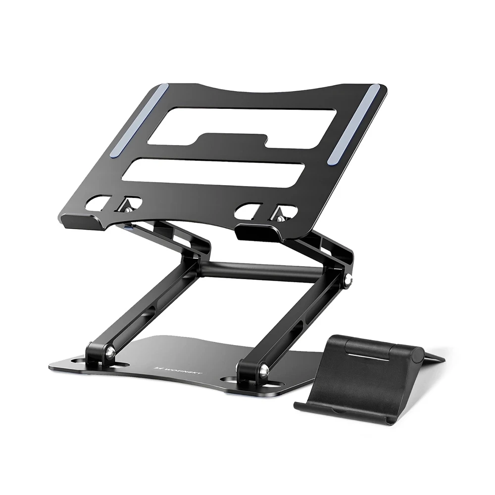 Wozinsky WRS-CPY75DSB nešiojamo kompiuterio stovas Aluminum – juodos spalvos