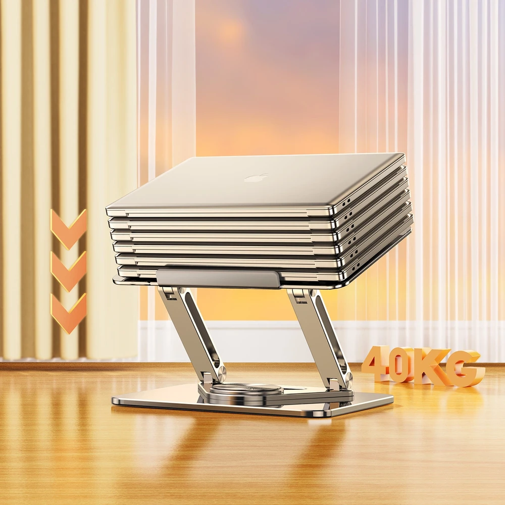 Wozinsky WRS-CPY84SS Aluminum nešiojamo kompiuterio stovas – sidabro spalvos
