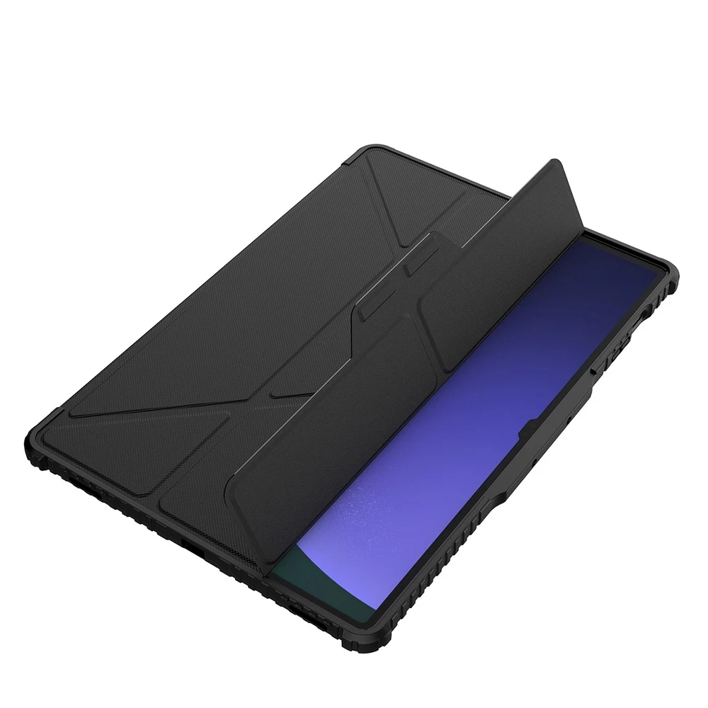 Nillkin Bumper PRO Protective Stand Multi-angle Samsung Galaxy Tab S9+ dėklas planšetiniam kompiuteriui juodos spalvos