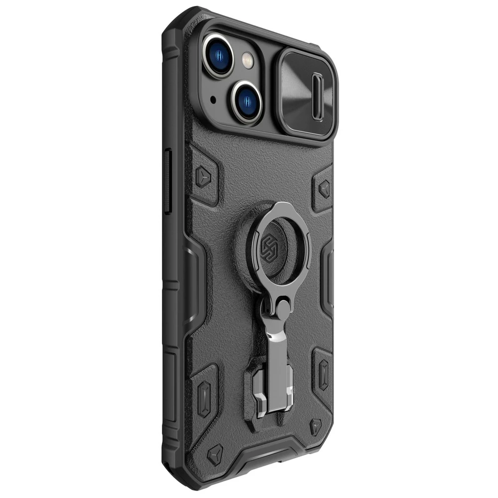 Nillkin CamShield Armor Pro dėklas, skirtas iPhone 14 Plus (juodas)