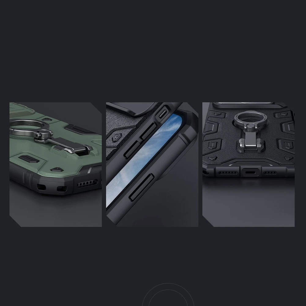 Nillkin CamShield Armor Pro Magnetic Apple iPhone 14 Plus Magnetic MagSafe with Camera Protector dėklas telefonui mėlynos spalvos