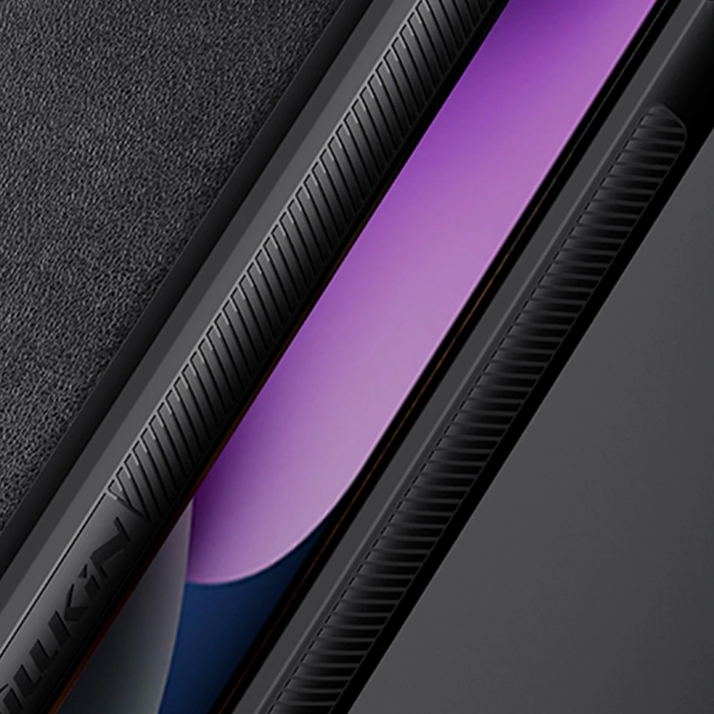 Apple iPhone 14 Plus Nillkin Camshield Leather S dėklas juodos spalvos