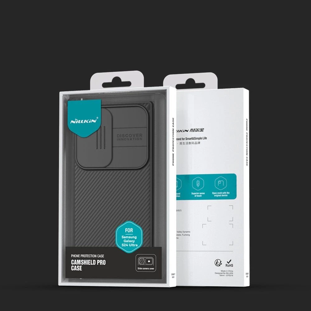 Dėklas Nillkin CamShield Pro Samsung S928 S24 Ultra juodas