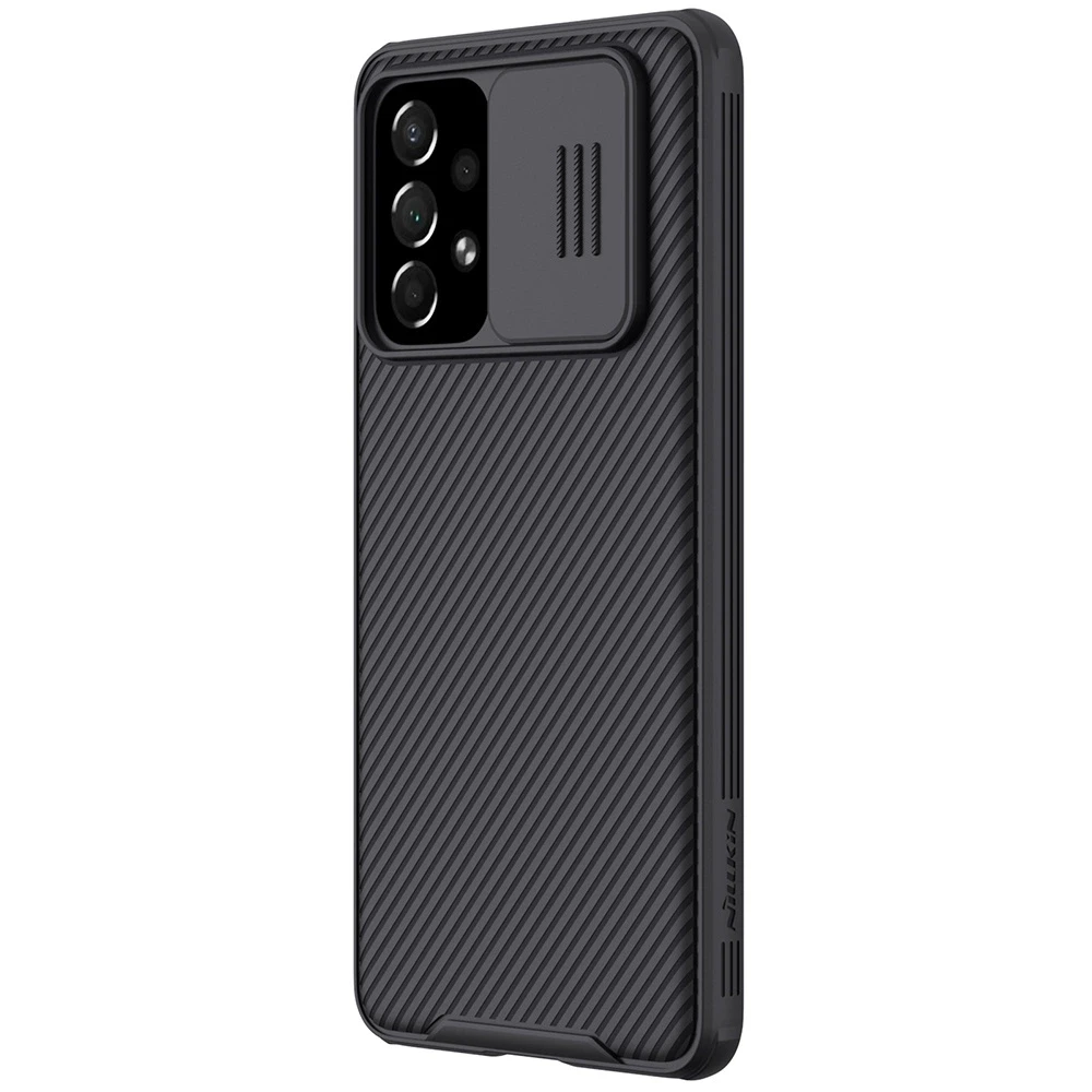 Nillkin CamShield Pro Armored Camera Protector Samsung Galaxy A73 dėklas telefonui juodos spalvos
