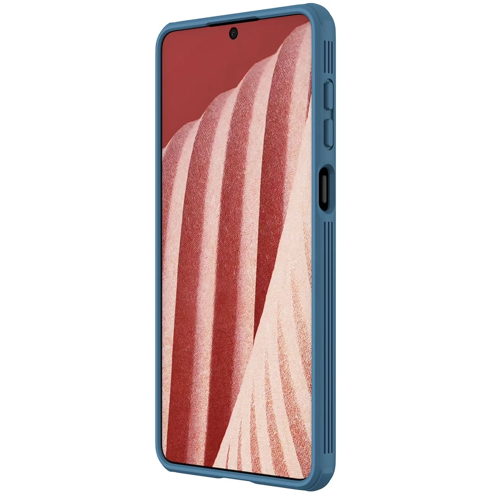 Nillkin CamShield Pro Armored Camera Protector Samsung Galaxy A73 dėklas telefonui mėlynos spalvos
