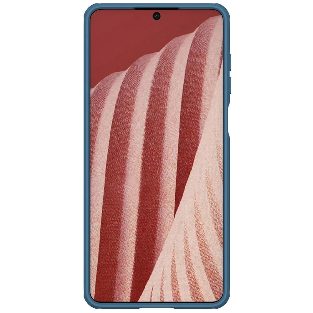 Nillkin CamShield Pro Armored Camera Protector Samsung Galaxy A73 dėklas telefonui mėlynos spalvos