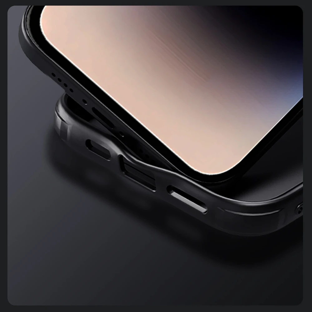 Nillkin CamShield PRO Hard Apple iPhone 16 dėklas telefonui juodos spalvos