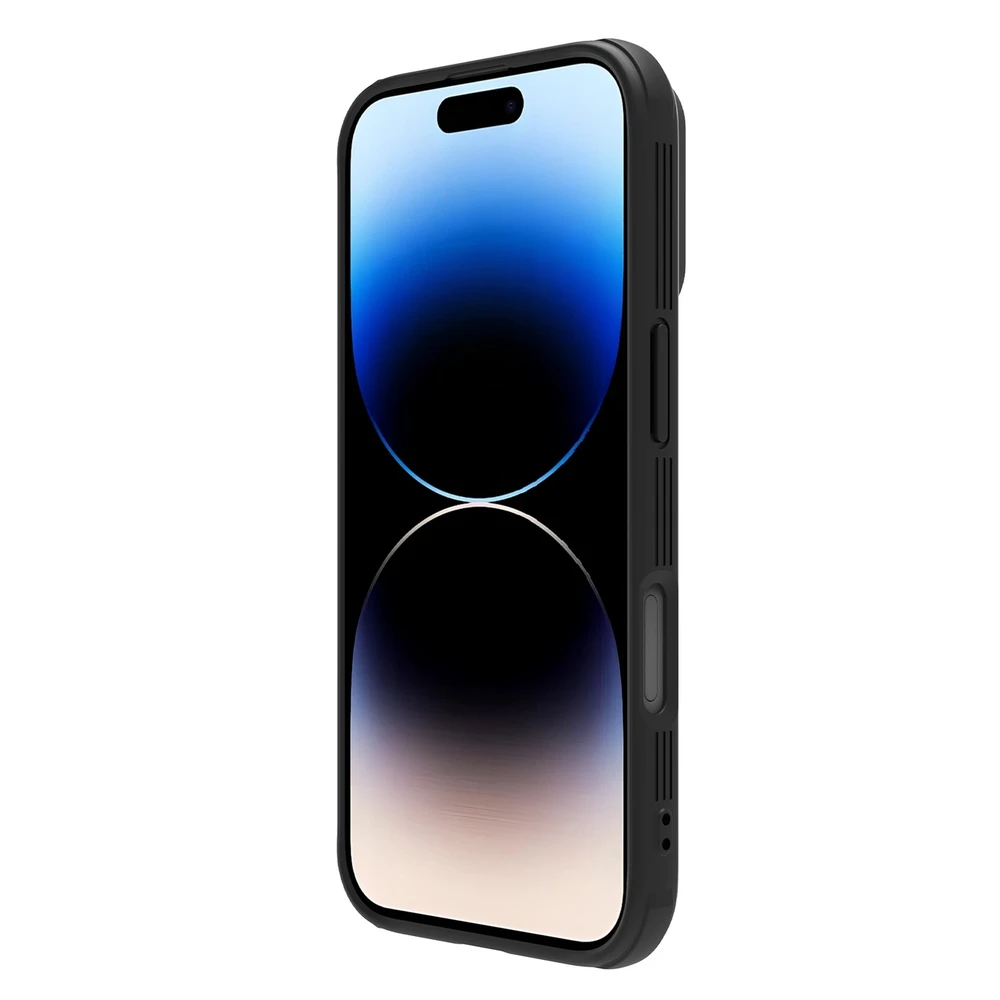 Nillkin CamShield PRO Hard Apple iPhone 16 dėklas telefonui juodos spalvos