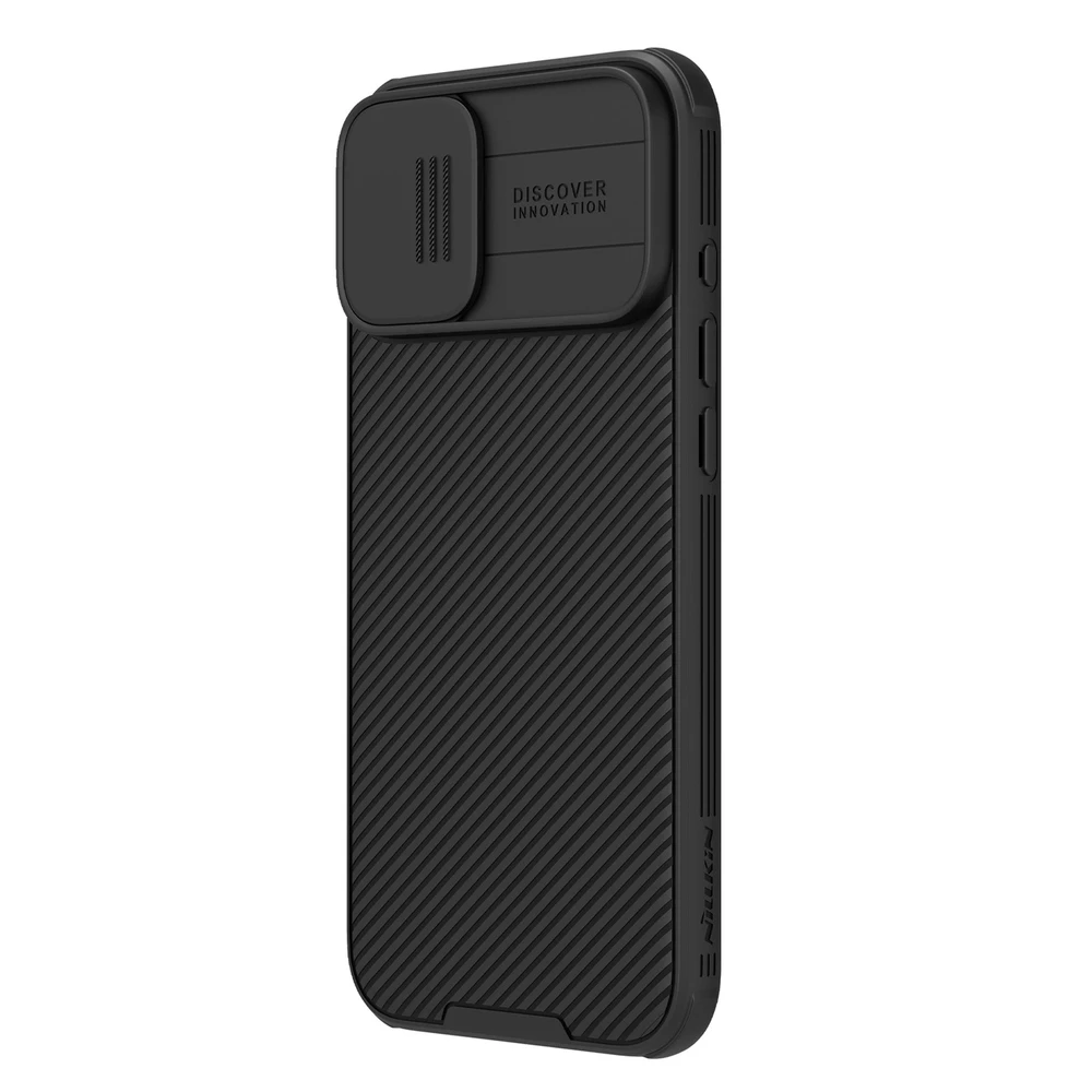 Nillkin CamShield PRO Hard Apple iPhone 16 dėklas telefonui juodos spalvos