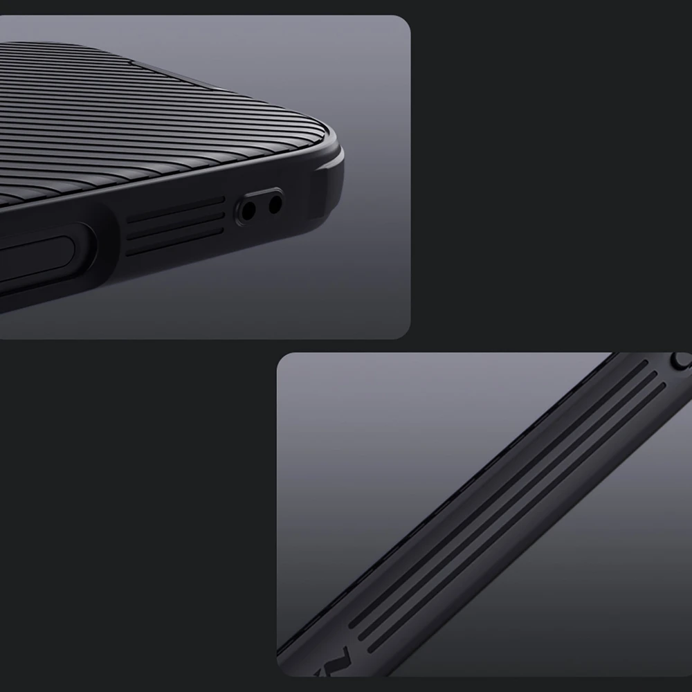 Nillkin CamShield Pro Hard Apple iPhone 16 Pro Max dėklas telefonui juodos spalvos