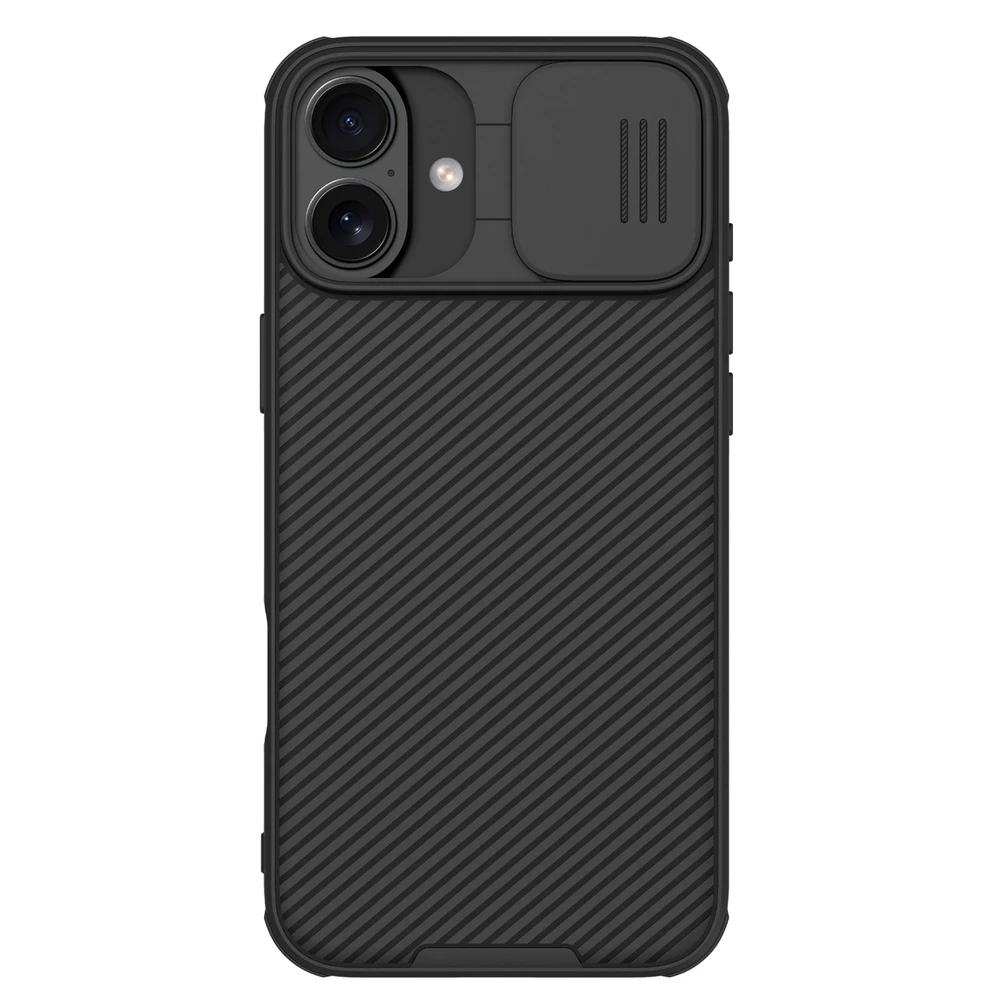 Nillkin CamShield PRO Hard Apple iPhone 16 dėklas telefonui juodos spalvos