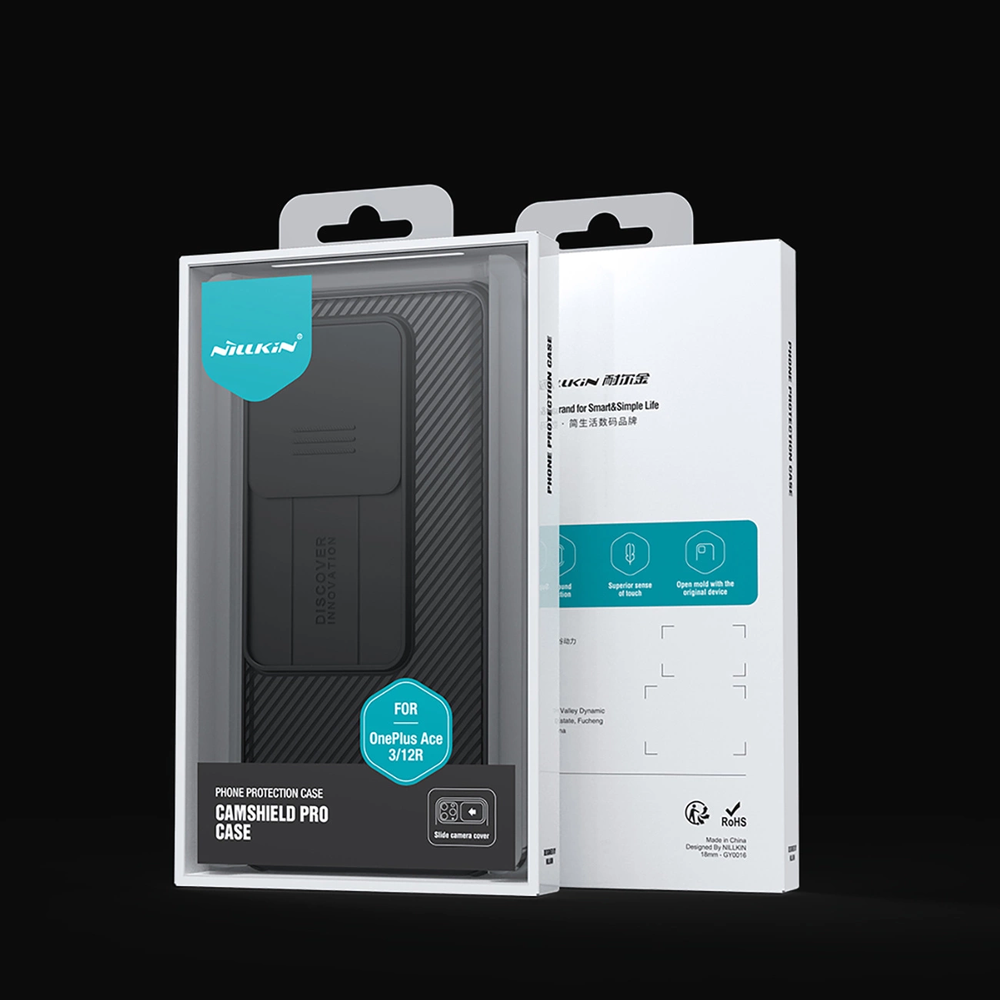 Nillkin CamShield Pro OnePlus Ace 3 / 12R - dėklas telefonui juodos spalvos