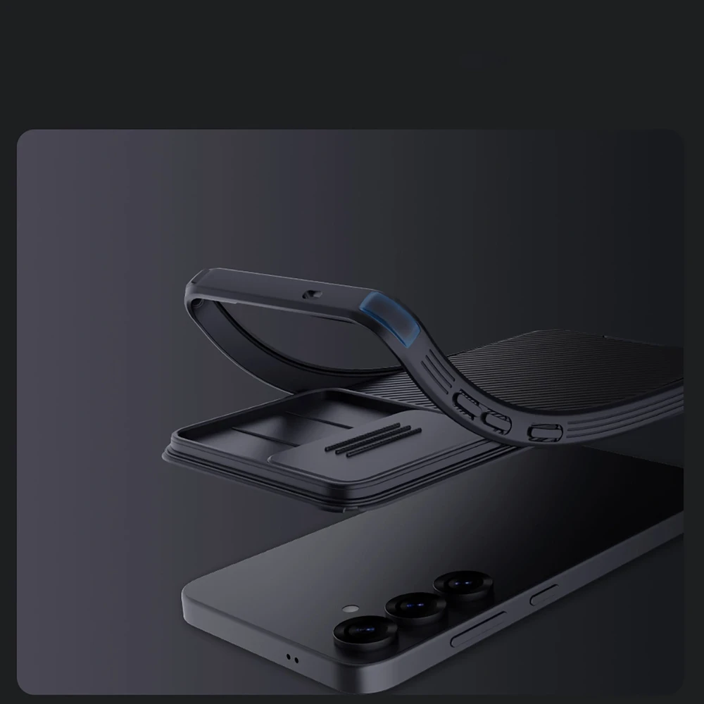 Nillkin CamShield PRO Hard Samsung Galaxy S25 dėklas telefonui juodos spalvos