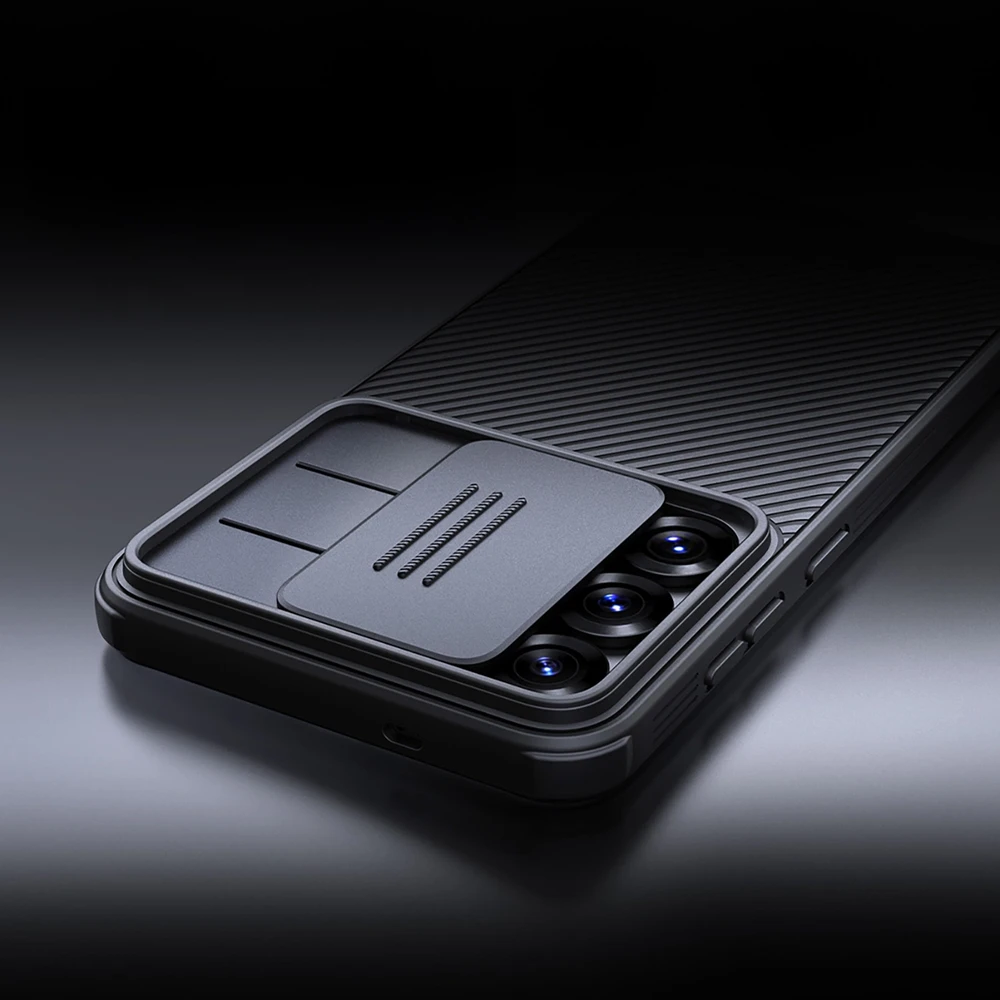 Nillkin CamShield PRO Hard Samsung Galaxy S25 dėklas telefonui juodos spalvos