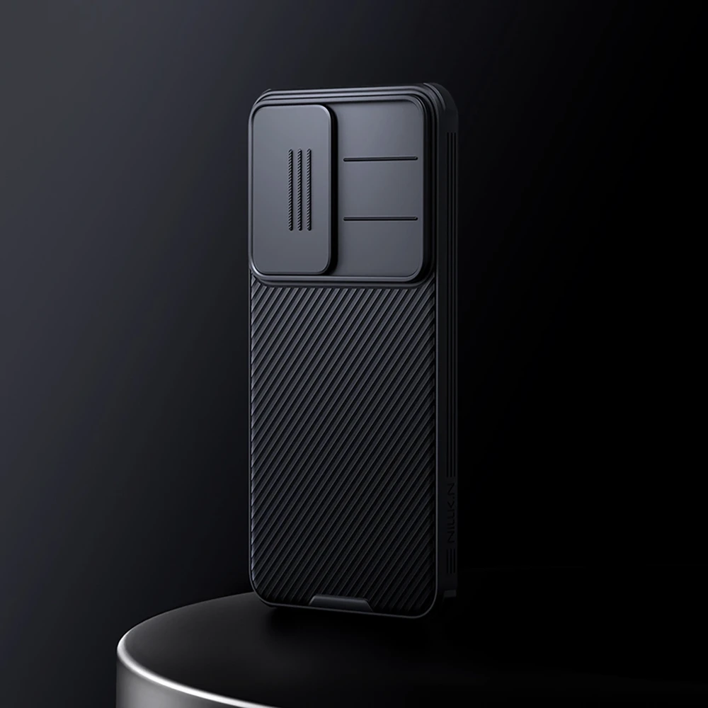 Nillkin CamShield PRO Hard Samsung Galaxy S25 dėklas telefonui juodos spalvos