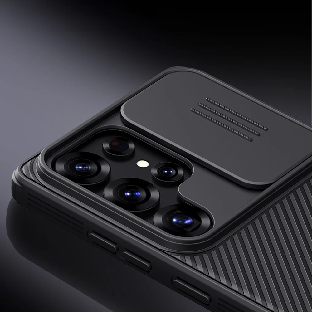 Nillkin CamShield PRO Hard Samsung Galaxy S25 Ultra dėklas telefonui juodos spalvos