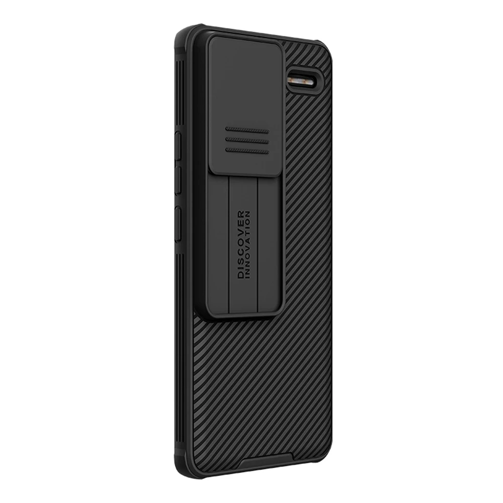 Xiaomi Redmi Note 13 Pro+ 5G Nillkin CamShield Pro dėklas telefonui juodos spalvos