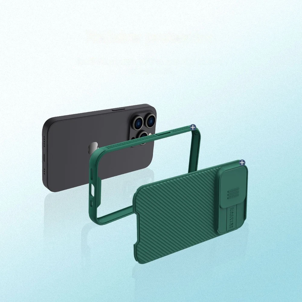 Dėklas Nillkin CamShield Pro Apple iPhone 14 Pro Max mėlynas