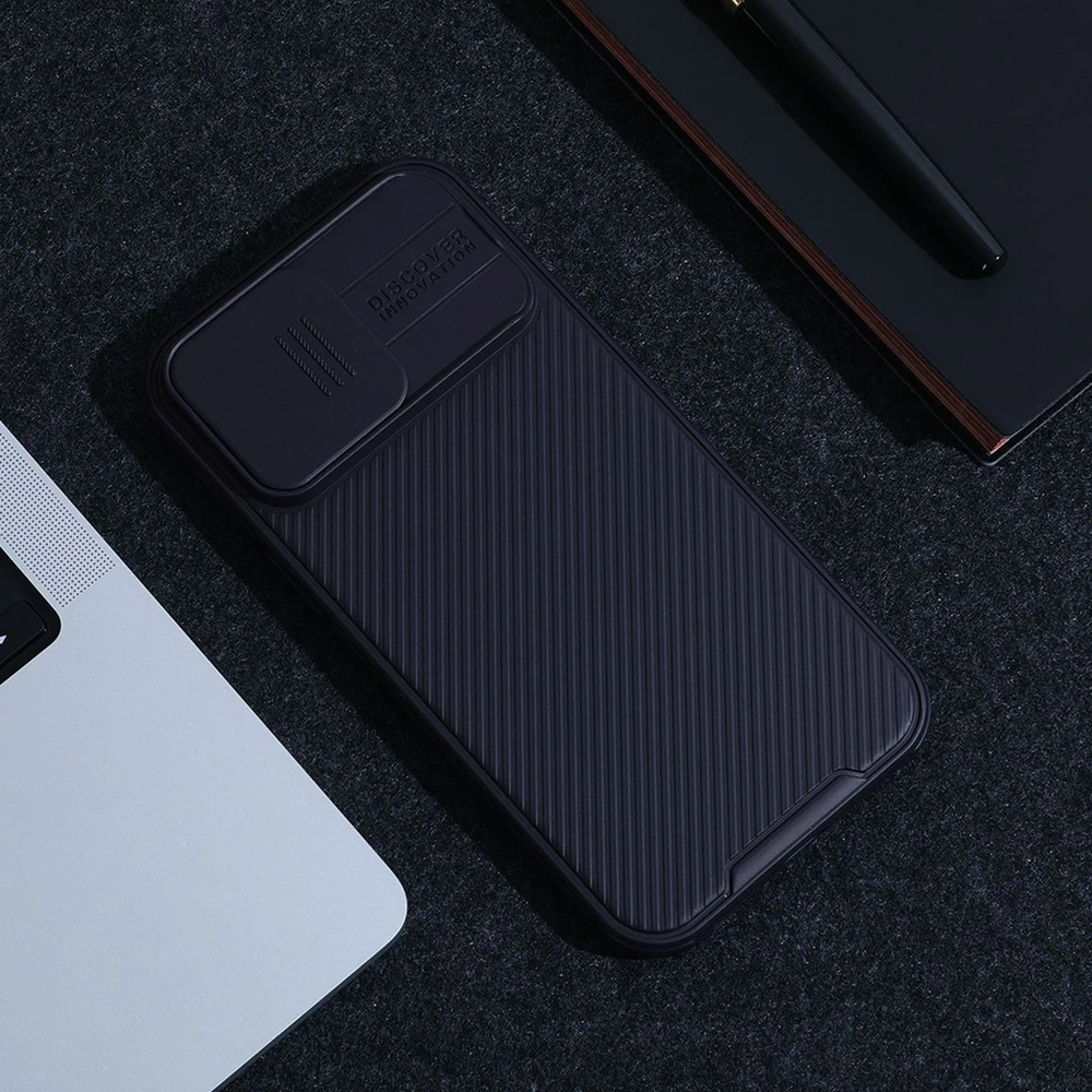Dėklas Nillkin CamShield Pro Apple iPhone 14 Pro Max žalias