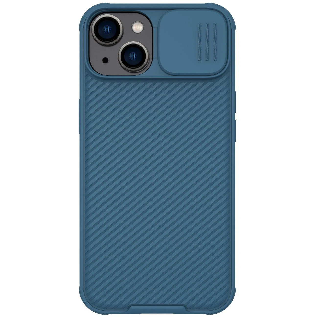 Nillkin CamShield Pro Apple iPhone 14 Plus Armored Camera Protector dėklas telefonui mėlynos spalvos