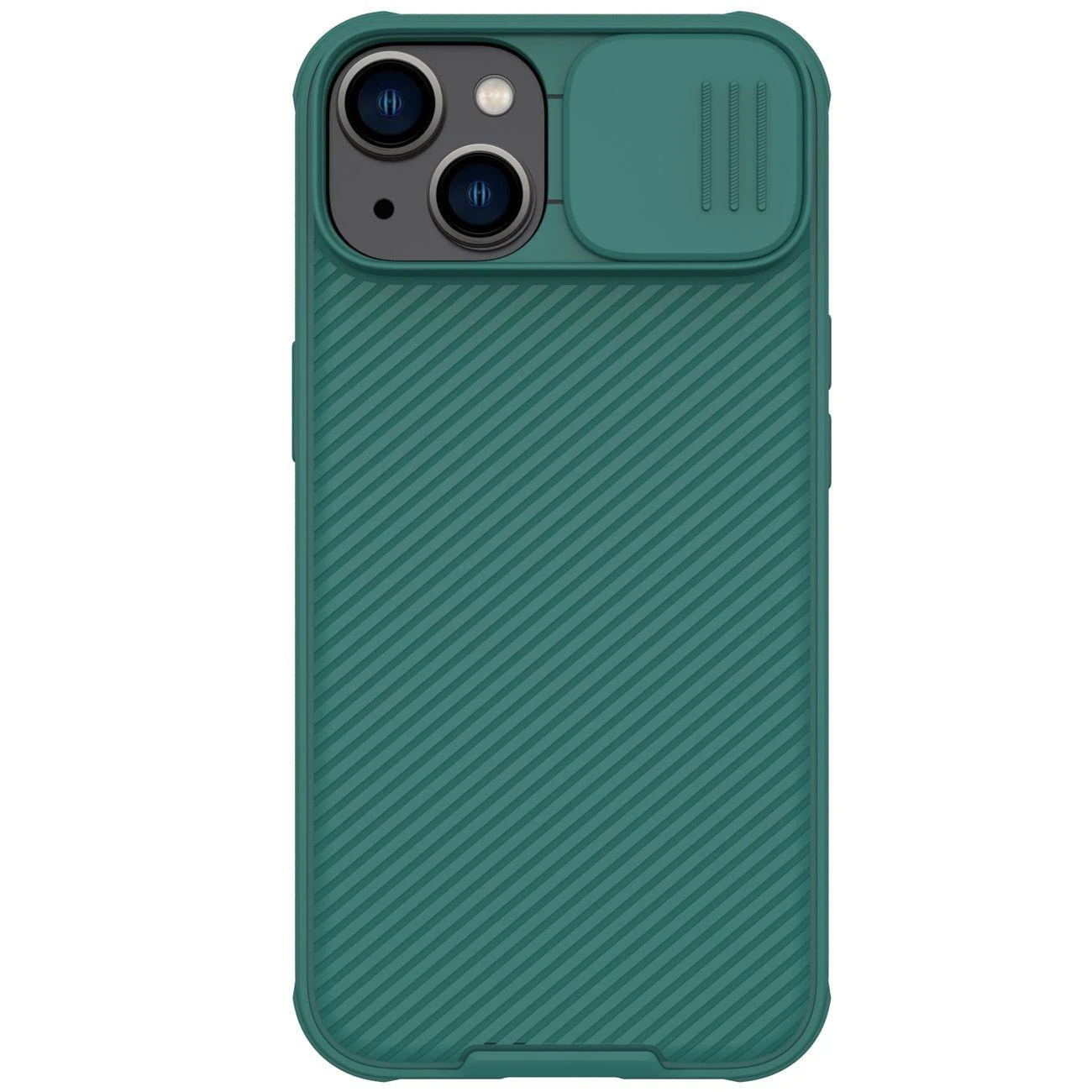 Nillkin CamShield Pro Apple iPhone 14 Plus Armored Camera Protector dėklas telefonui žalios spalvos