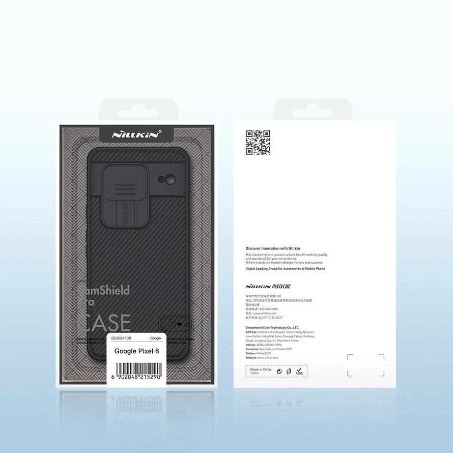 Nillkin CamShield PRO Hard Google Pixel 8 dėklas telefonui juodos spalvos