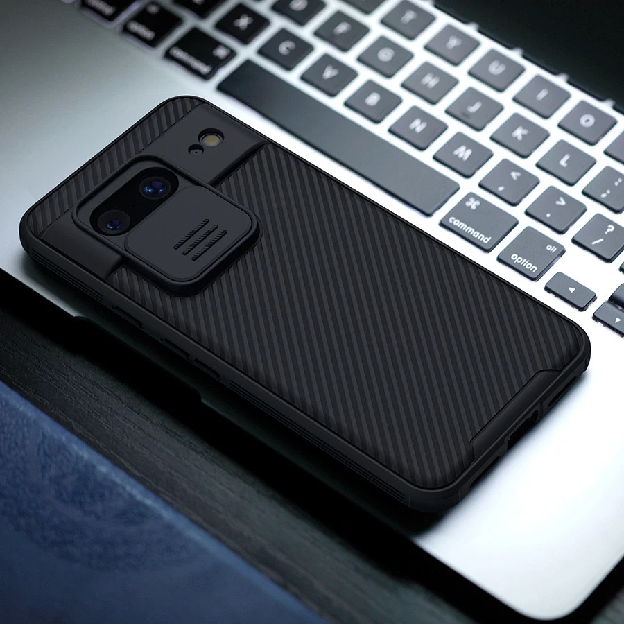 Nillkin CamShield PRO Hard Google Pixel 8 dėklas telefonui juodos spalvos