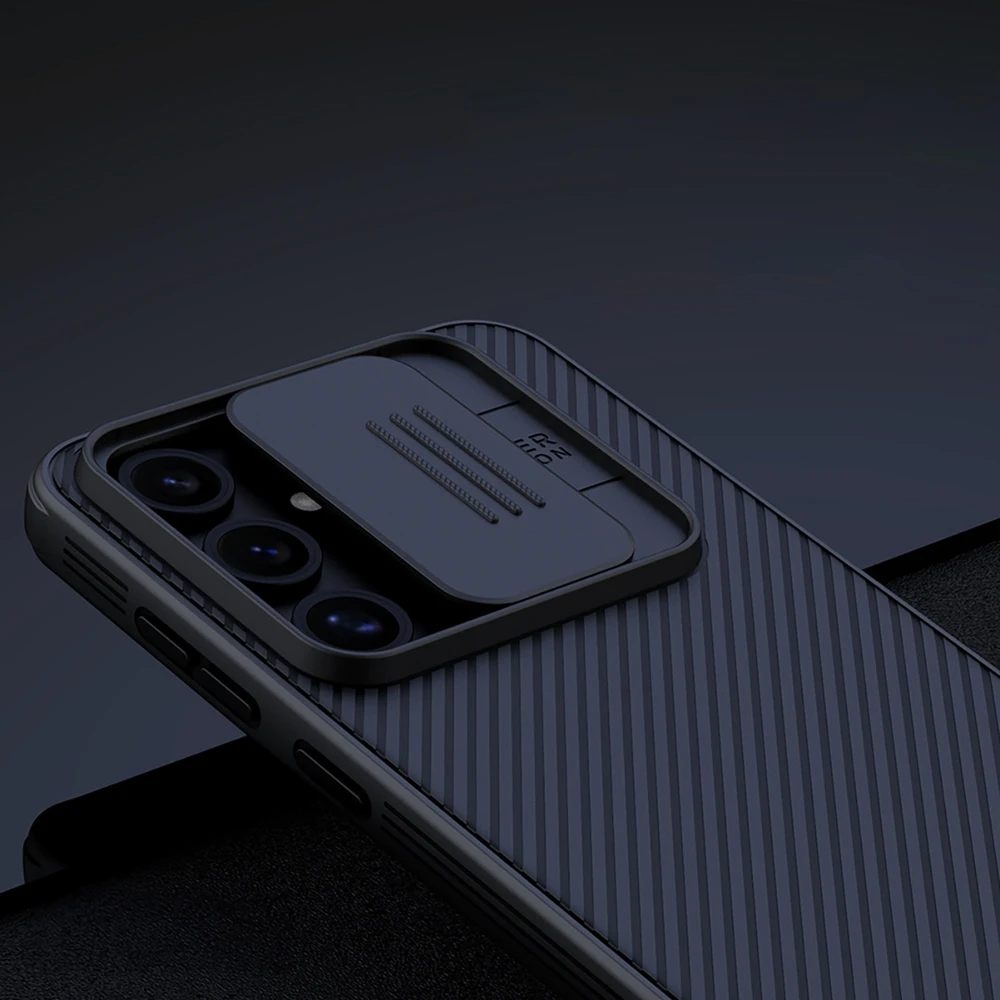 Dėklas Nillkin CamShield PRO Hard Samsung Galaxy S24 FE juodos spalvos
