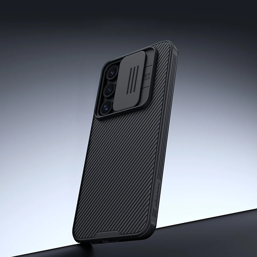 Dėklas Nillkin CamShield PRO Hard Samsung Galaxy S24 FE juodos spalvos