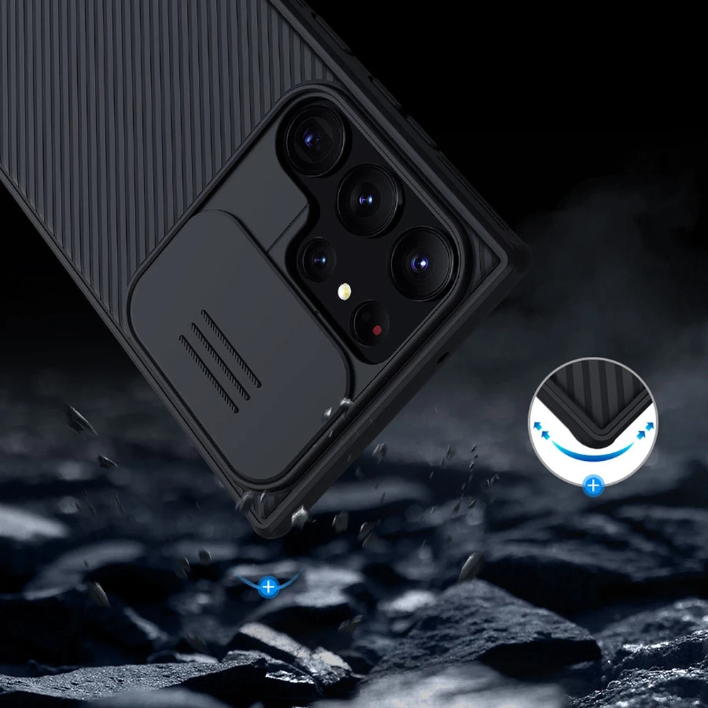 Nillkin CamShield Pro Case for Samsung Galaxy S23 Ultra - telefono dėklas
