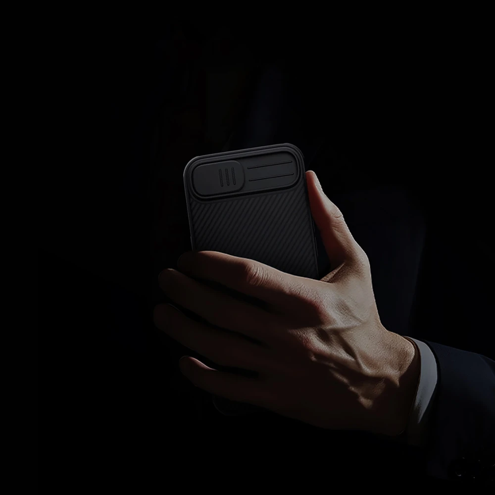 Nillkin CamShield Pro Magnetic Apple iPhone 16e – dėklas telefonui juodos spalvos