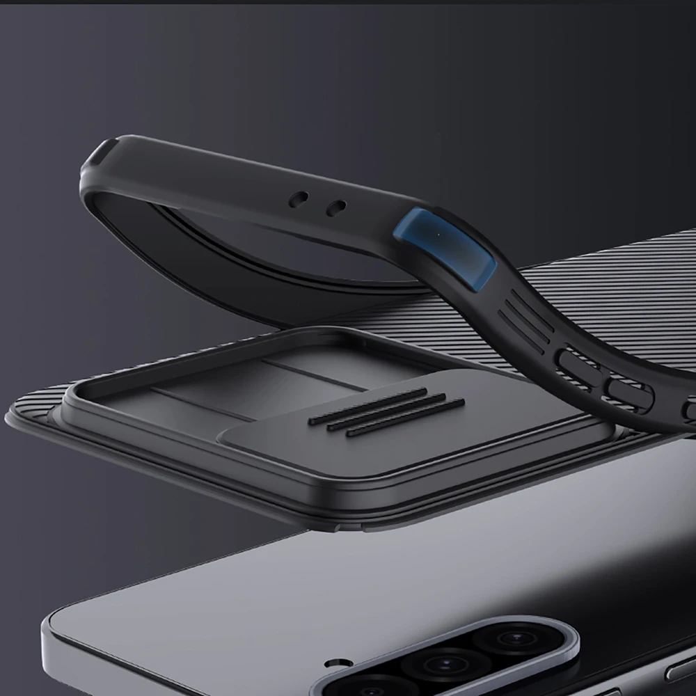 Nillkin CamShield PRO Magnetic Hard Case Samsung Galaxy A36 5G dėklas telefonui juodos spalvos