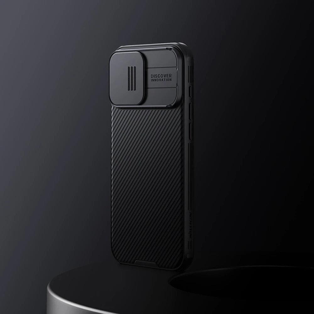 Nillkin CamShield Pro Magnetic Hard Apple iPhone 16 Pro dėklas telefonui juodos spalvos