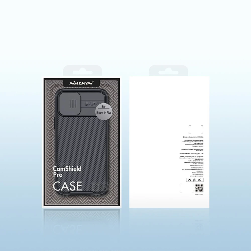 Nillkin CamShield Pro Magnetic Apple iPhone 14 Plus Camera Protector dėklas telefonui juodos spalvos (with MagSafe)