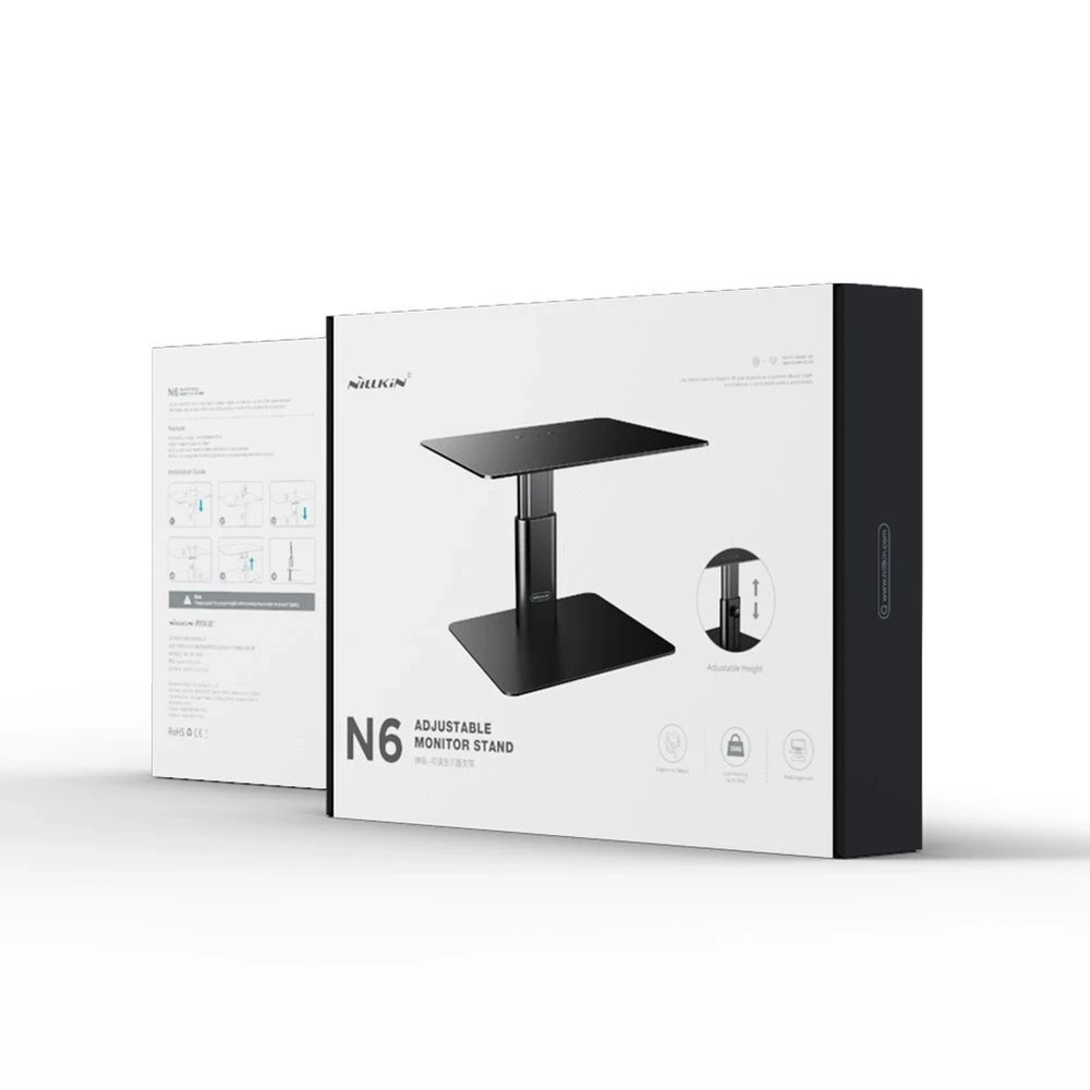 Stovas monitoriui / nešiojamam kompiuteriui Nillkin HighDesk (juodas)