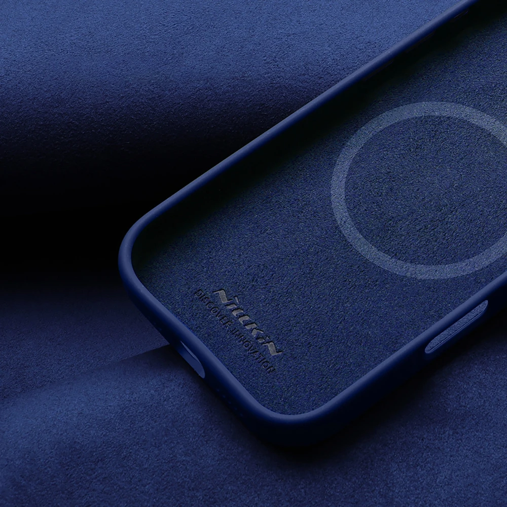 Nillkin LensWing magnetinis dėklas Apple iPhone 16 Pro Max (mėlynas)