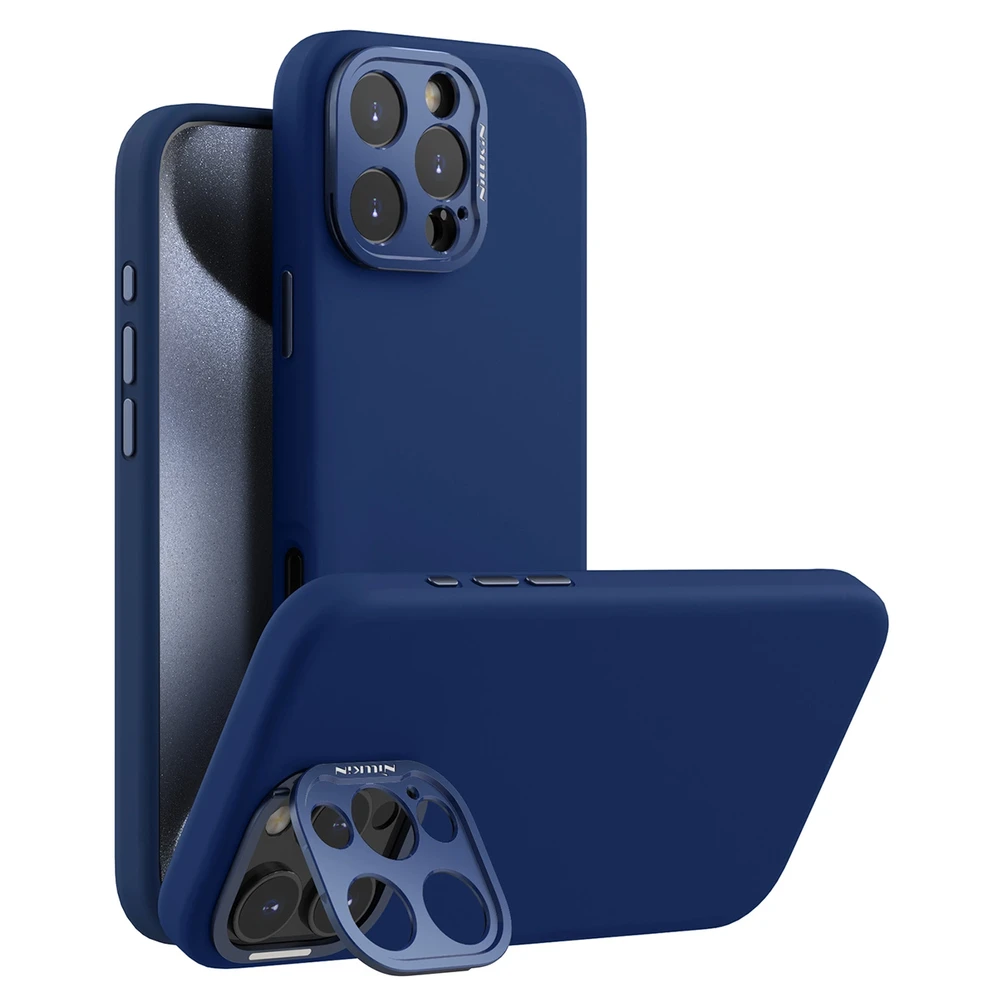 Nillkin LensWing magnetinis dėklas Apple iPhone 16 Pro Max (mėlynas)