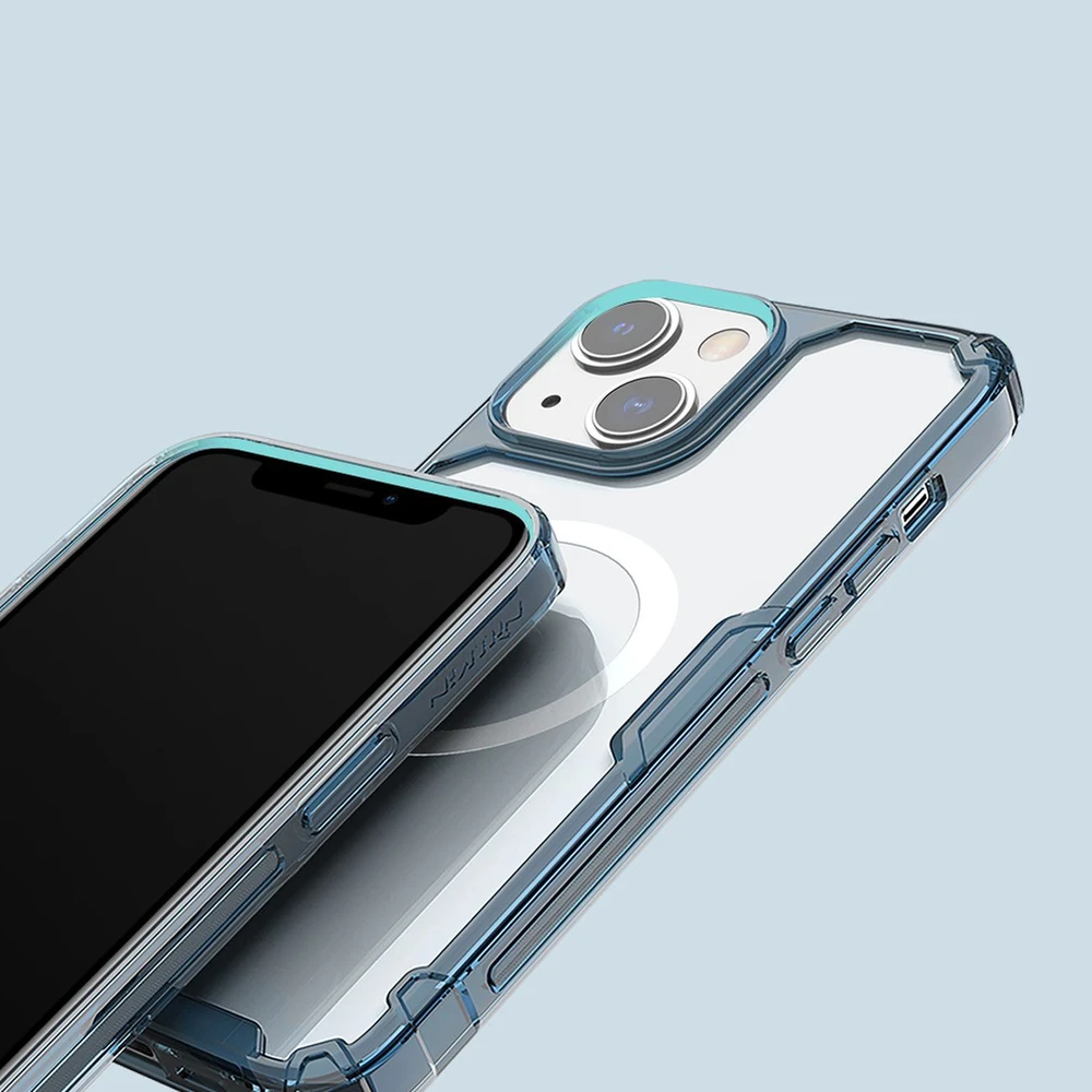 Nillkin Nature Pro armored with MagSafe Apple iPhone 15 Plus – dėklas telefonui mėlynos spalvos
