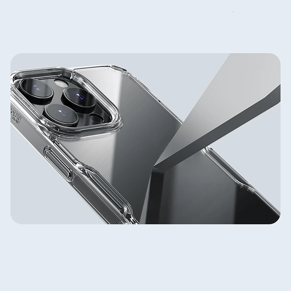 Dėklas NILLKIN NATURE PRO IPHONE 16 PRO MAX 6.9 SKAIDRUS