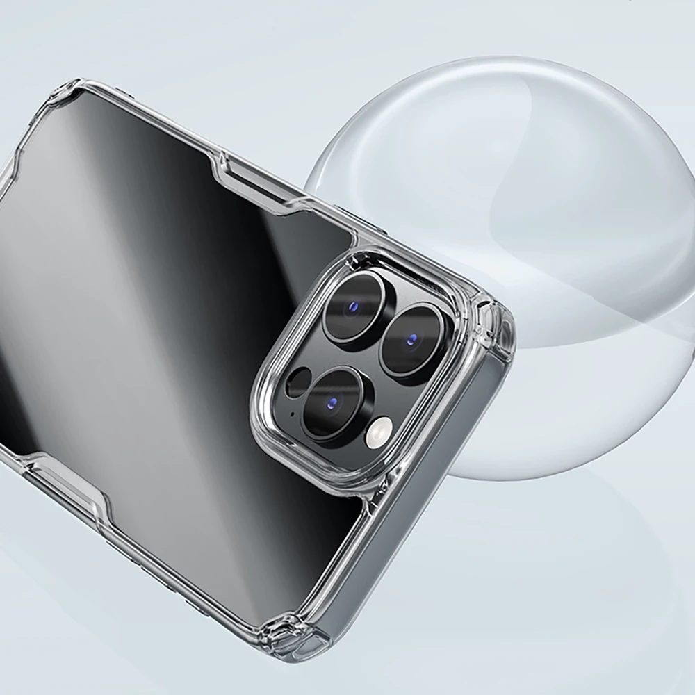 Dėklas NILLKIN NATURE PRO IPHONE 16 PRO MAX 6.9 SKAIDRUS