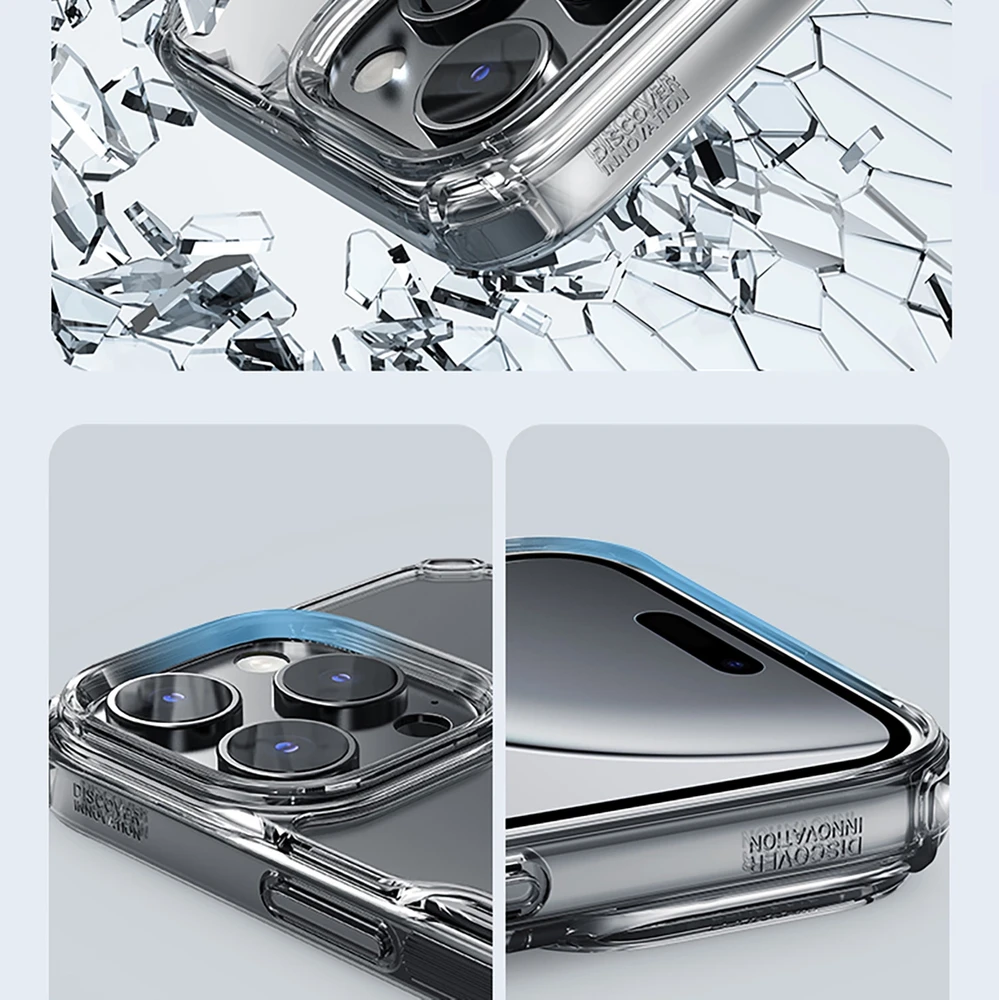 Dėklas NILLKIN NATURE PRO IPHONE 16 PRO MAX 6.9 SKAIDRUS