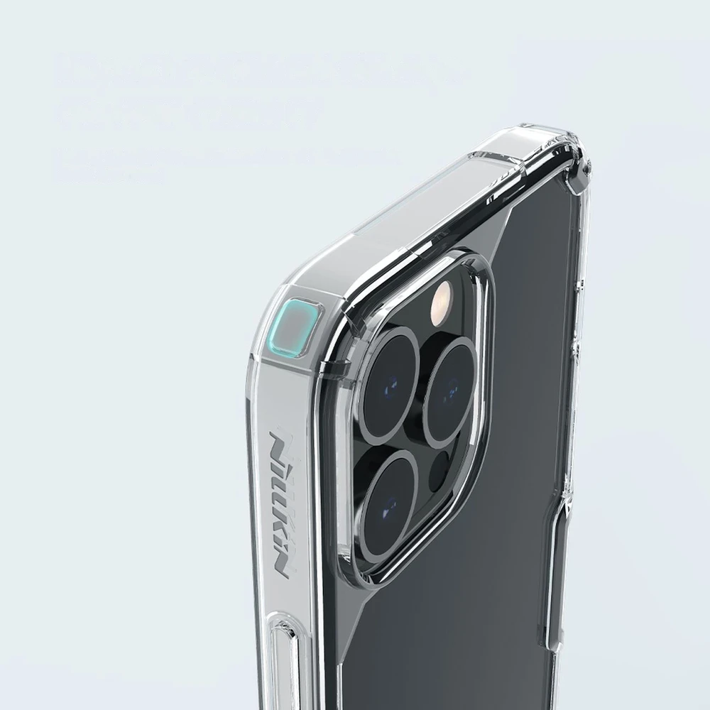 Nillkin Nature TPU Pro dėklas, skirtas Apple iPhone 14 Pro (baltas)