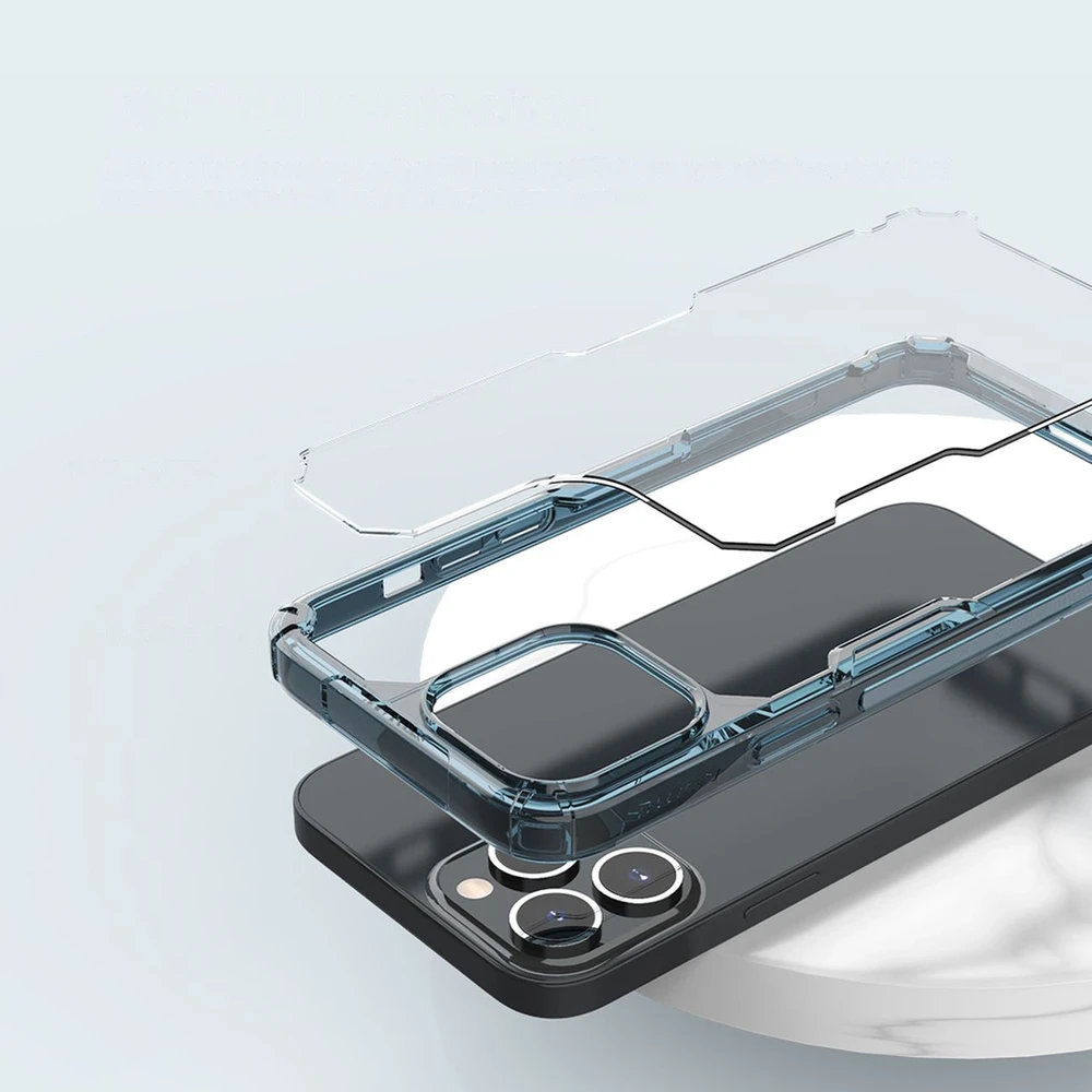 Nillkin Nature TPU Pro dėklas, skirtas Apple iPhone 14 Pro (baltas)
