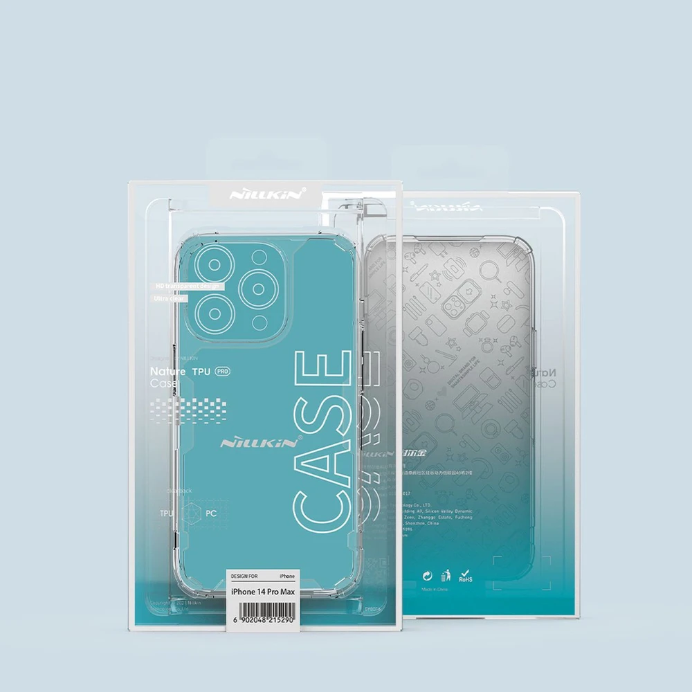 Nillkin Nature TPU Pro dėklas, skirtas Apple iPhone 14 Pro Max (baltas)