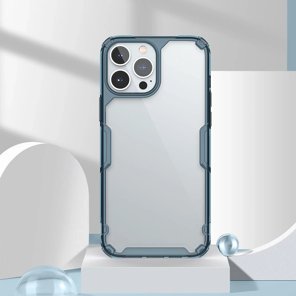 Nillkin Nature TPU Pro dėklas, skirtas Apple iPhone 14 Pro Max (baltas)