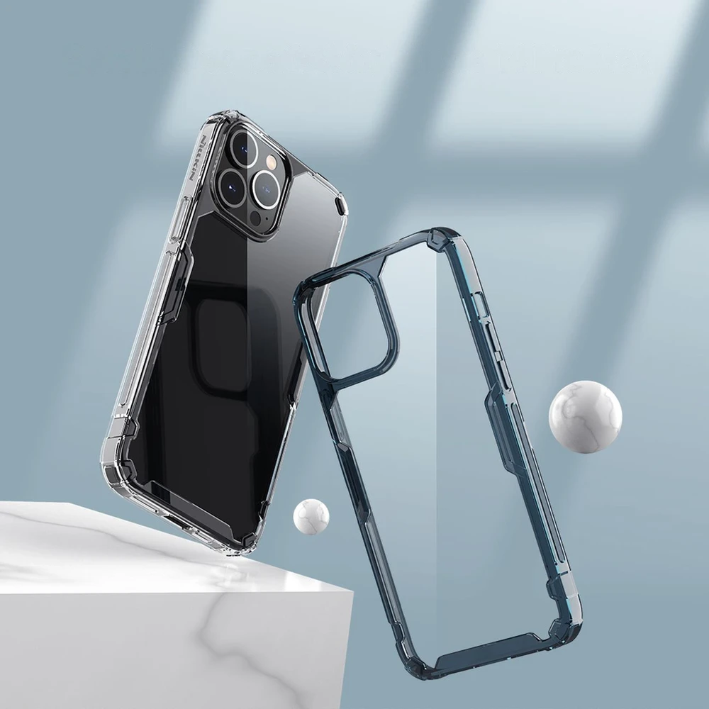 Nillkin Nature TPU Pro dėklas, skirtas Apple iPhone 14 Pro Max (baltas)