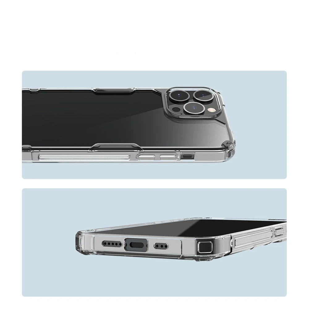 Nillkin Nature TPU Pro dėklas, skirtas Apple iPhone 14 Pro Max (baltas)