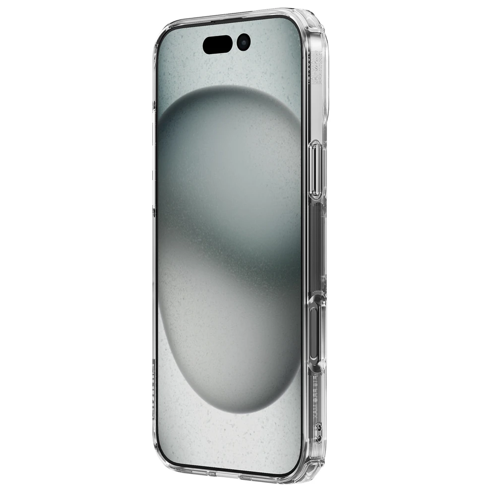 Nillkin Nature Pro iPhone 16 – dėklas telefonui skaidrus and dėklas telefonui baltos spalvos