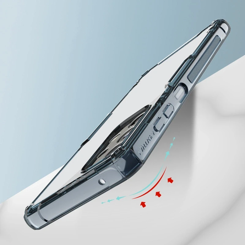 Nillkin Nature Pro Samsung Galaxy A73 armored dėklas telefonui skaidrus