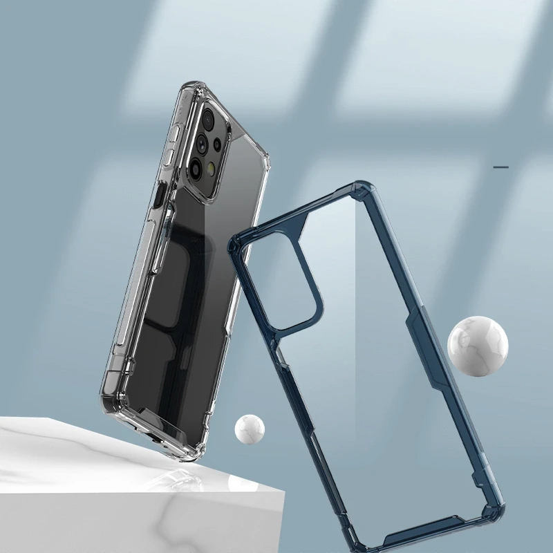 Nillkin Nature Pro Samsung Galaxy A73 armored dėklas telefonui skaidrus